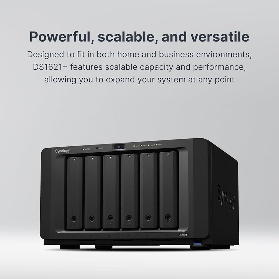 Synology NAS DS1621+ 6ベイ Synology DS1621+ DiskStation 6-Bay NAS - Diskless - Canada